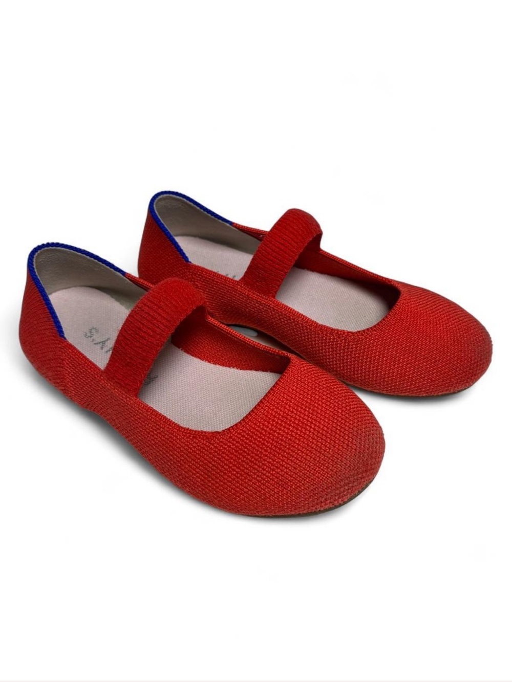 Rothy’s Girls Red Mary Jane Shoes Classic Holiday Girly Washable Size K12